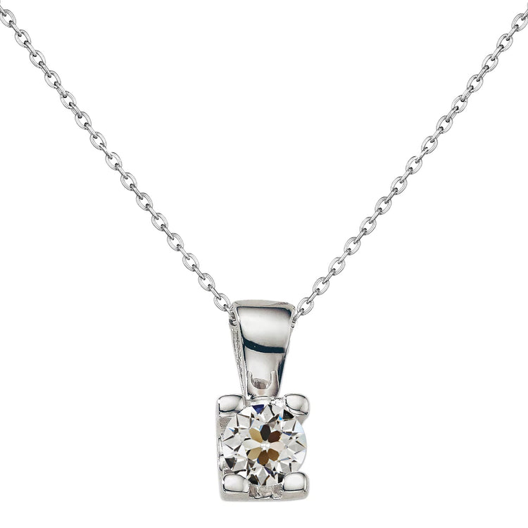 Brillant Pendentif Goutte 1,50-carats Or Blanc 14 Carats – vue principale