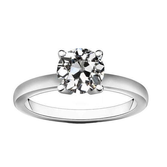 De luxe Brillant Solitaire de Fiançailles 2 carats – vue principale