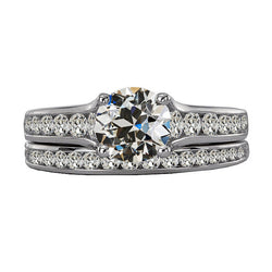 Brillant Bague de Fiançailles – Diamant Fin 2 carats par