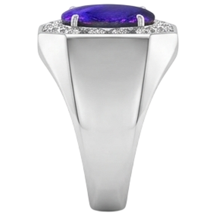 Opale de Foudre Bijoux de Bague Pour Homme en Diamant