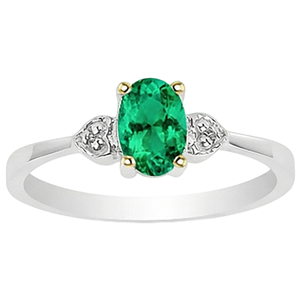 Sophistiqué Bague Pierre de Couleur 2 carats – vue de côté