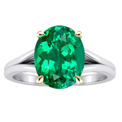 Exquis Bague Pierre de Couleur 3,50 carats – vue principale