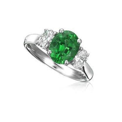 Émeraude Certifié GIA Green Emerald Ring – 6,50 carats en Or