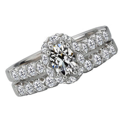 Élégant Bague de Demande avec Brillant Old European – 4 carats