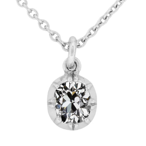 Luxueux Pendentif Goutte 2 carats – vue principale