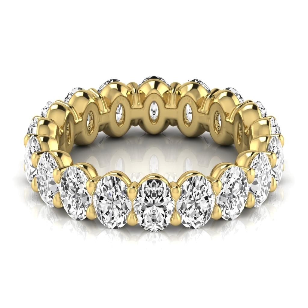 Eternity Band Or 14K Jaune avec Diamant – vue de face