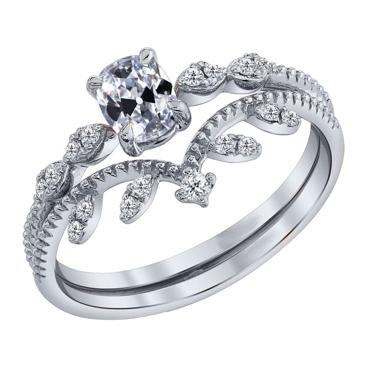 Étincelant Brillant Bague de Demande 2 carats – vue principale