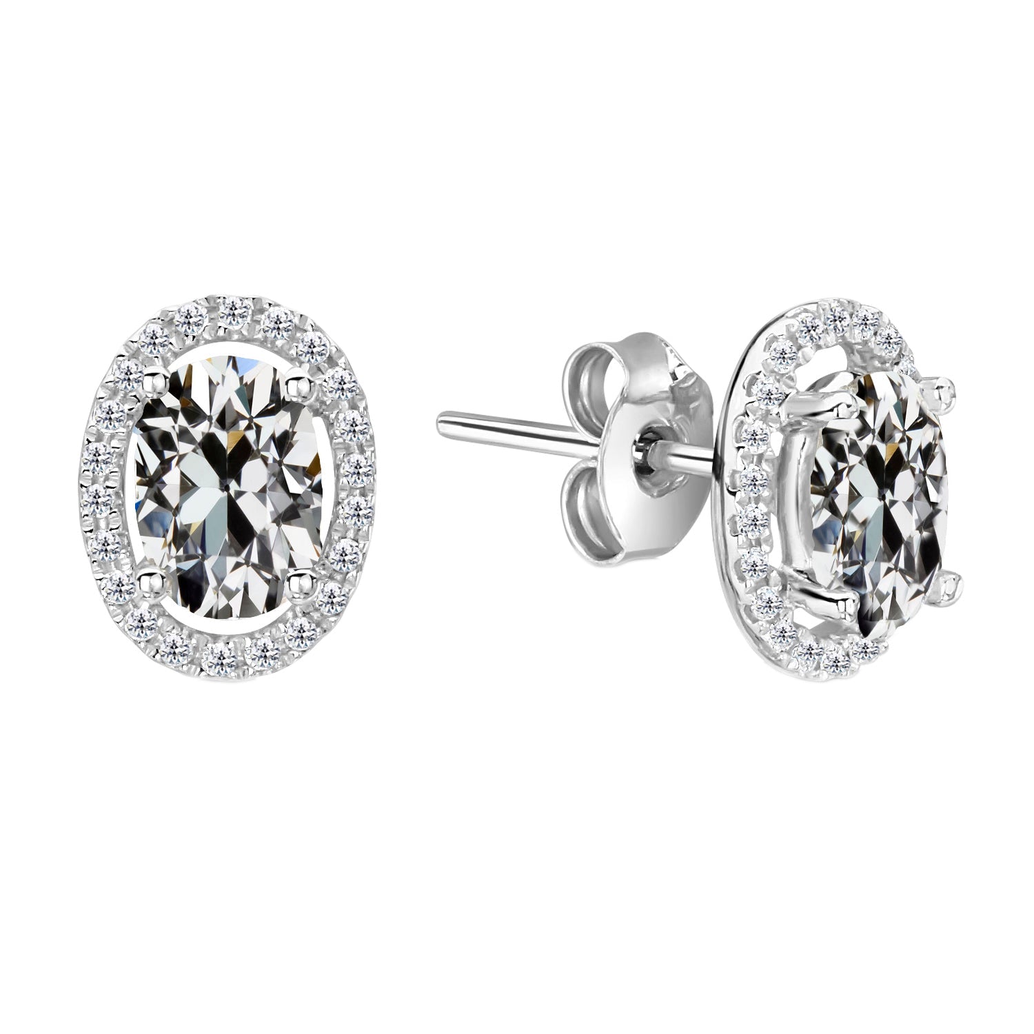 Fait à la main Boucles d'Oreilles 2 carats – vue principale