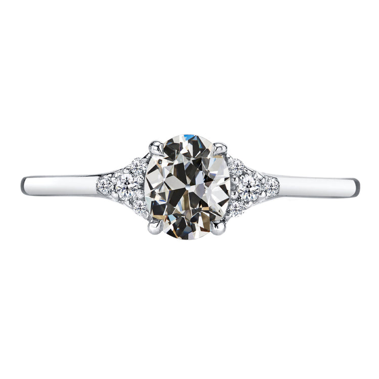 Étincelant Bague Nuptiale 2 carats – vue principale