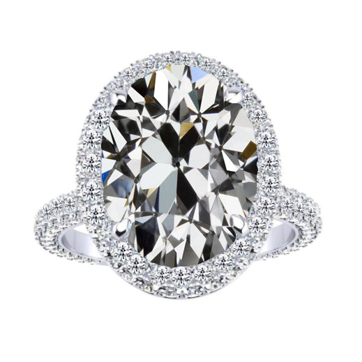 Brillant Bague Halo – vue principale