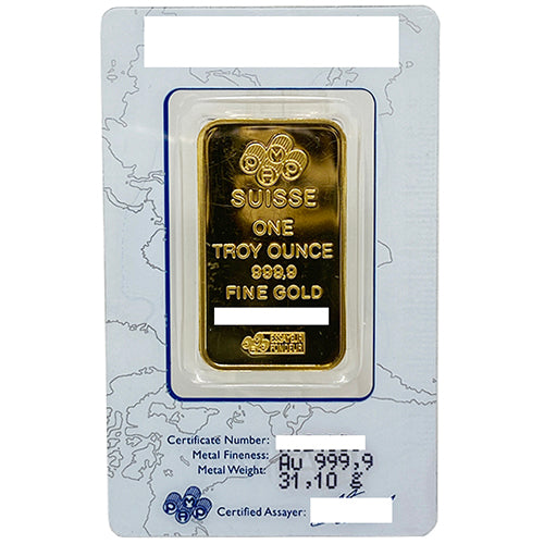 Pierre Précieuse Gold Bullion -carats Gold – vue de face