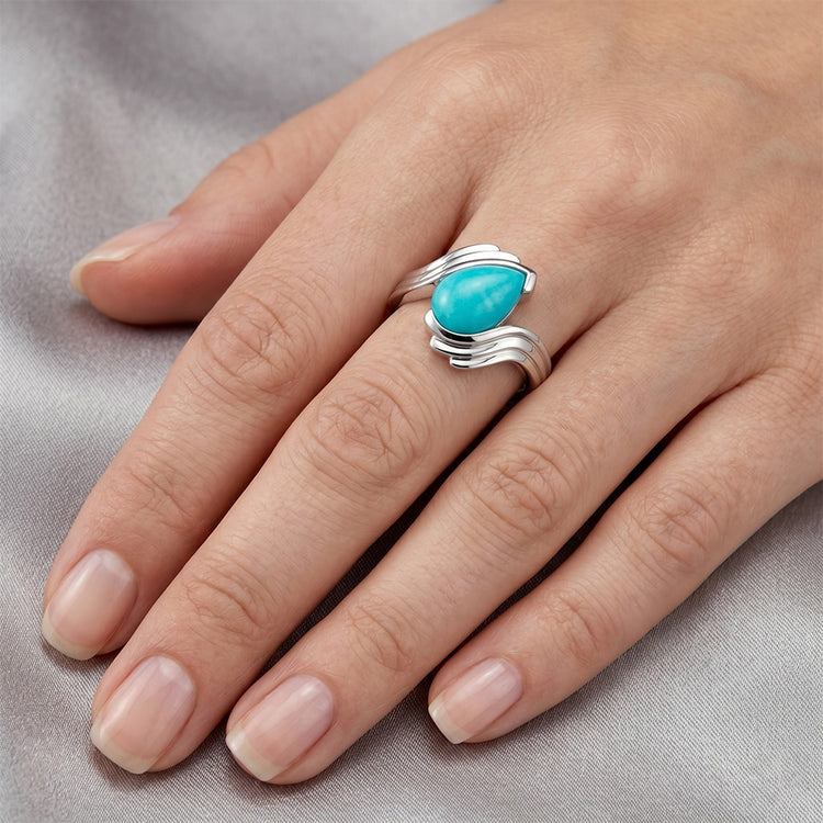 Paraiba Néon Bague Pierre de Couleur 2 carats F/VS1 – Or 14K