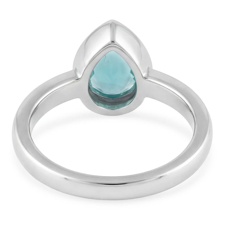 Paraiba Néon Bague Pierre de Couleur fait main 1,25 carats