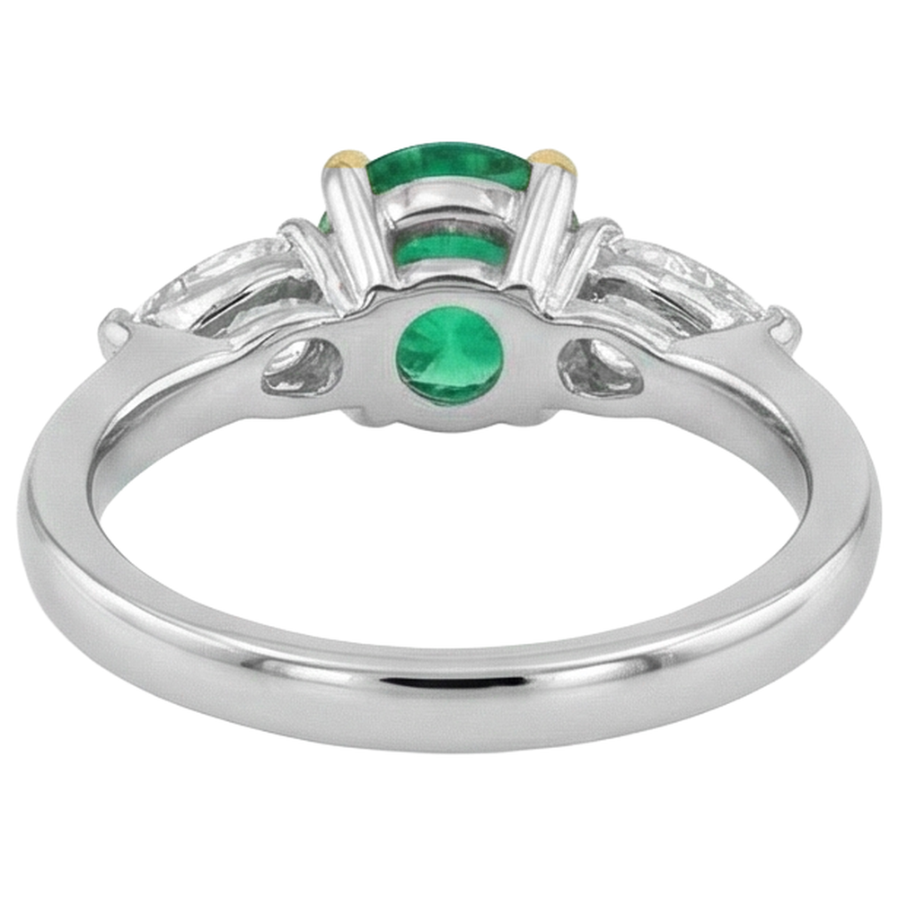 Fin Bague avec Gemme 2 carats – vue arrière