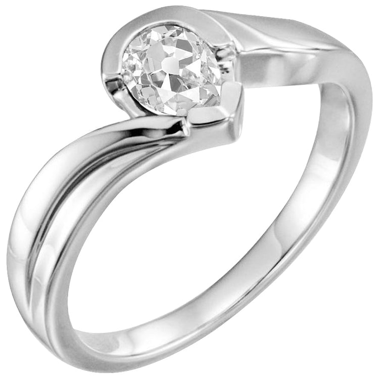 Confectionné main Bague Solitaire 2 carats – vue principale
