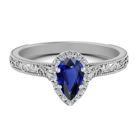 Éblouissant Bague Pierre Précieuse 1 carats – vue principale