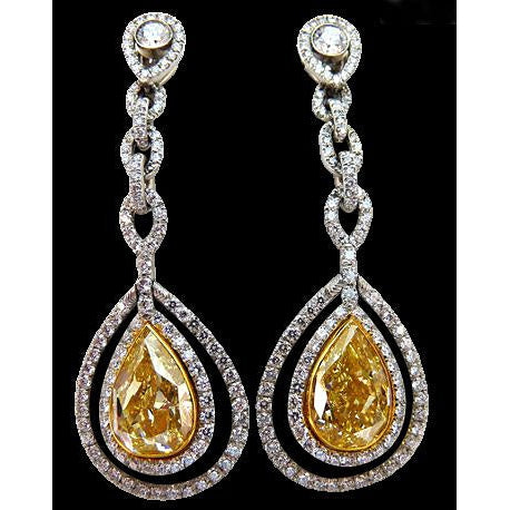 Diamant Fin Boucles d'Oreilles – vue principale