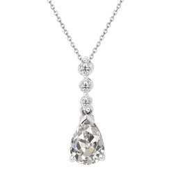 Artisanal Collier Pendentif – Brillant 2 carats par HarryChadEnt