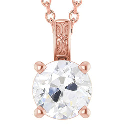 Pendentif Naturel Diamant Aspect Antique 5 Carats