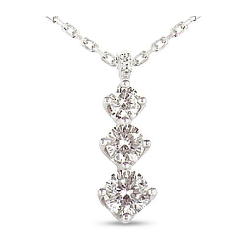 Pendentif Trilogie Naturel Diamant 1 Carat Collection Journey