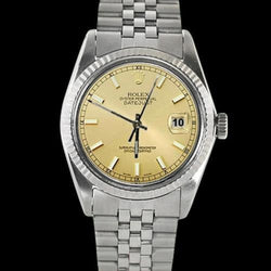 Perpétuelle Rolex Gents Rolex Bâton Cadran Jubilé acier inoxydable Bracelet ensemble rapide