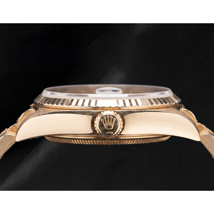Premium Diamant Champagne Brillant Rolex – carats Yellow Gold