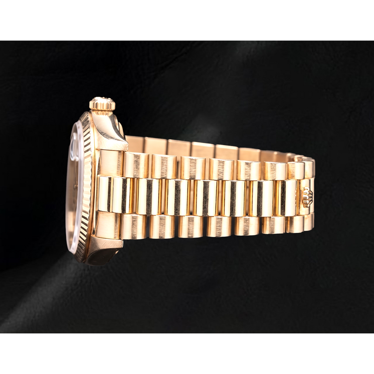 Premium Diamant Champagne Brillant Rolex – carats Yellow Gold