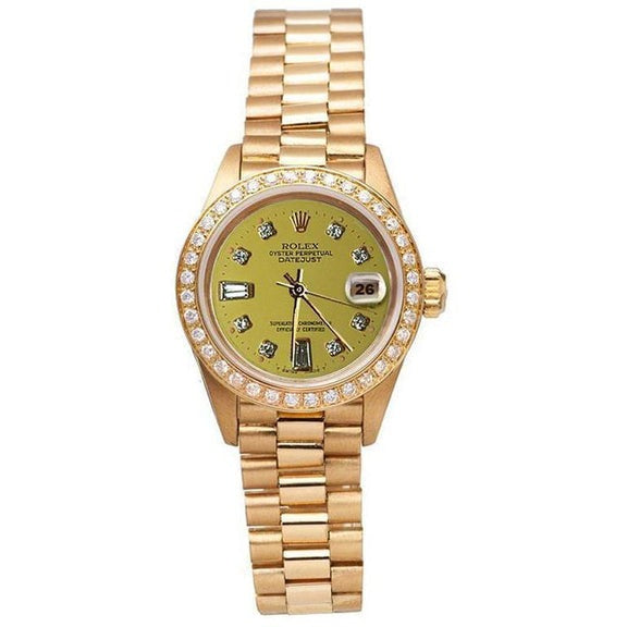  Montre Rolex Datejust or jaune