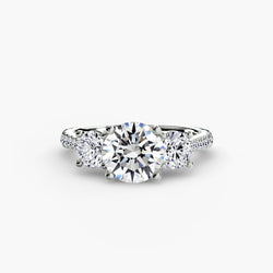 Gold Pavé Pierre Précieuse Setting carats