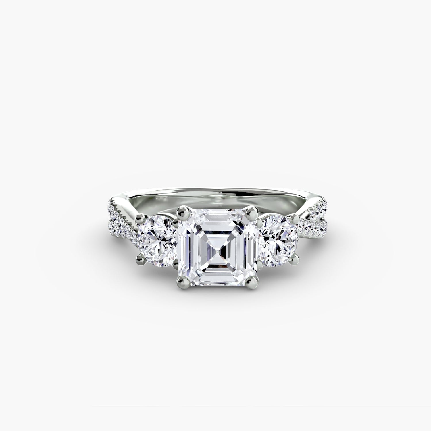 Fait à la main Diamant Setting 0,77 carats – vue alternative