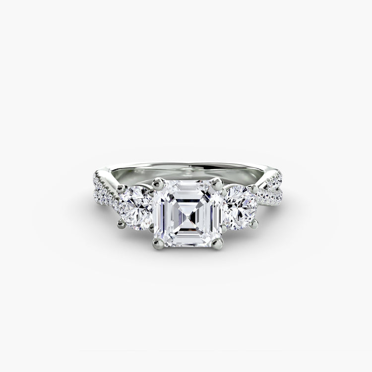Fait à la main Diamant Setting 0,77 carats – vue alternative