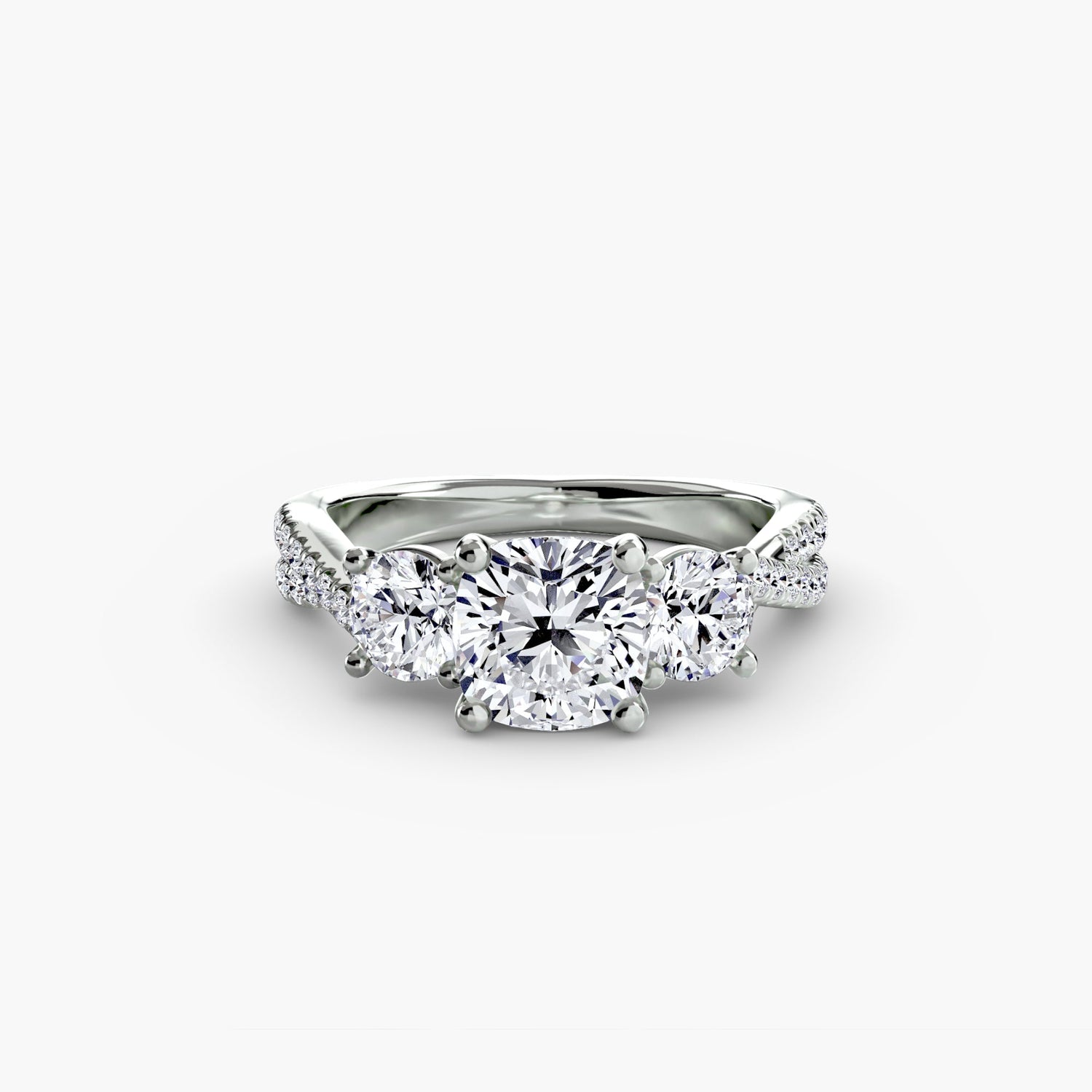 Setting Gold avec Diamant – vue de côté