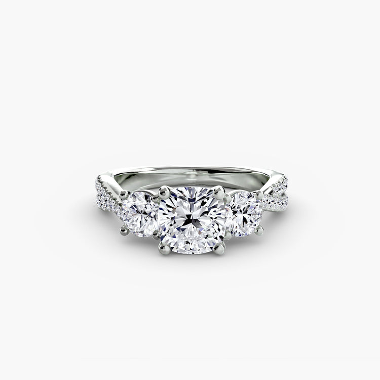 Setting Gold avec Diamant – vue de côté
