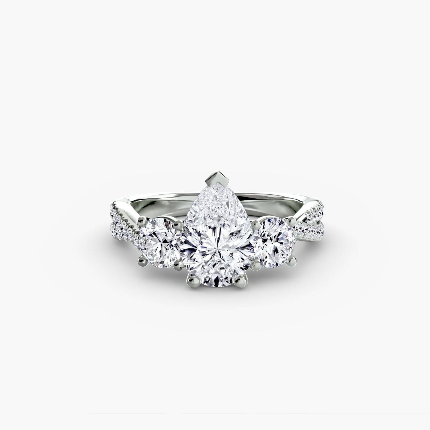 Setting Gold avec Diamant – vue de profil