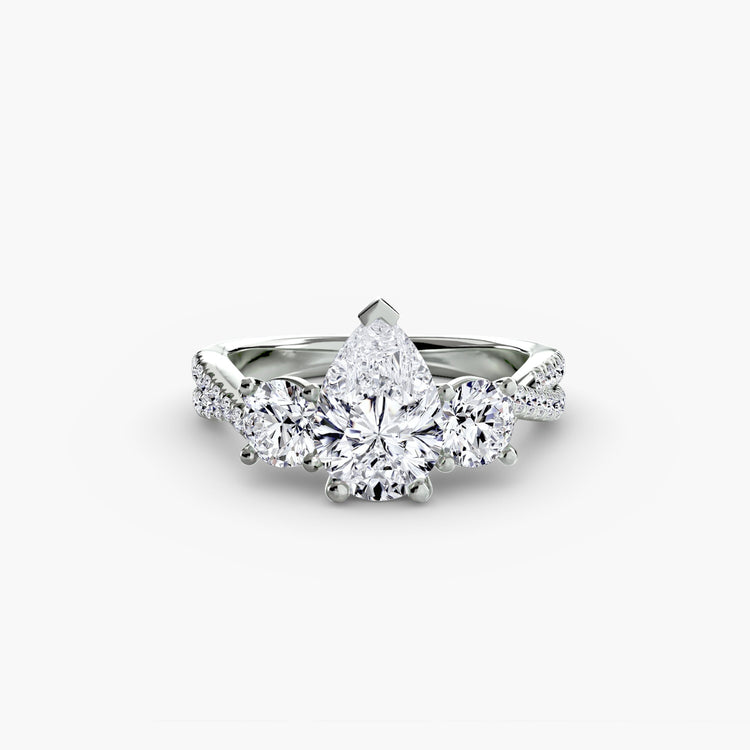 Setting Gold avec Diamant – vue de profil