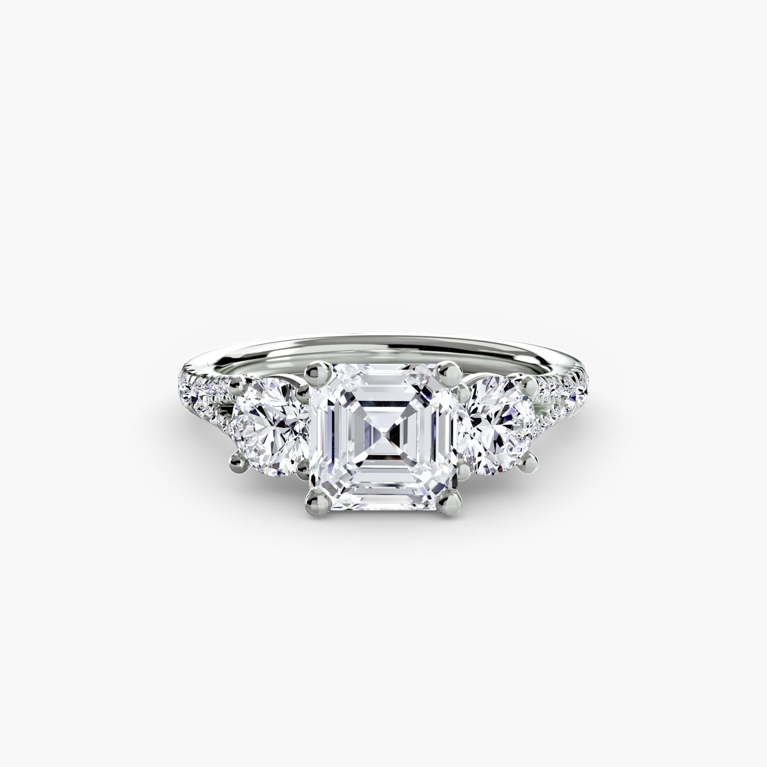 Diamant Fin Setting 0,77 carats Gold – gros plan