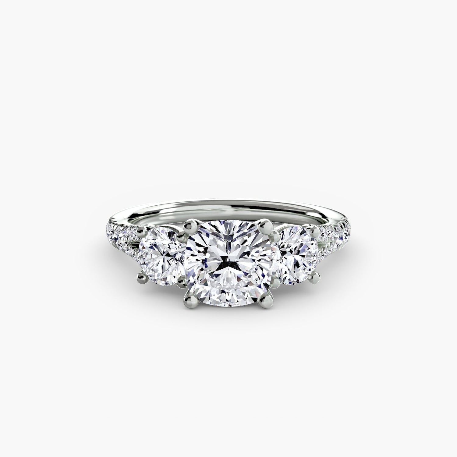 Setting Gold avec Diamant Fin – vue d'angle