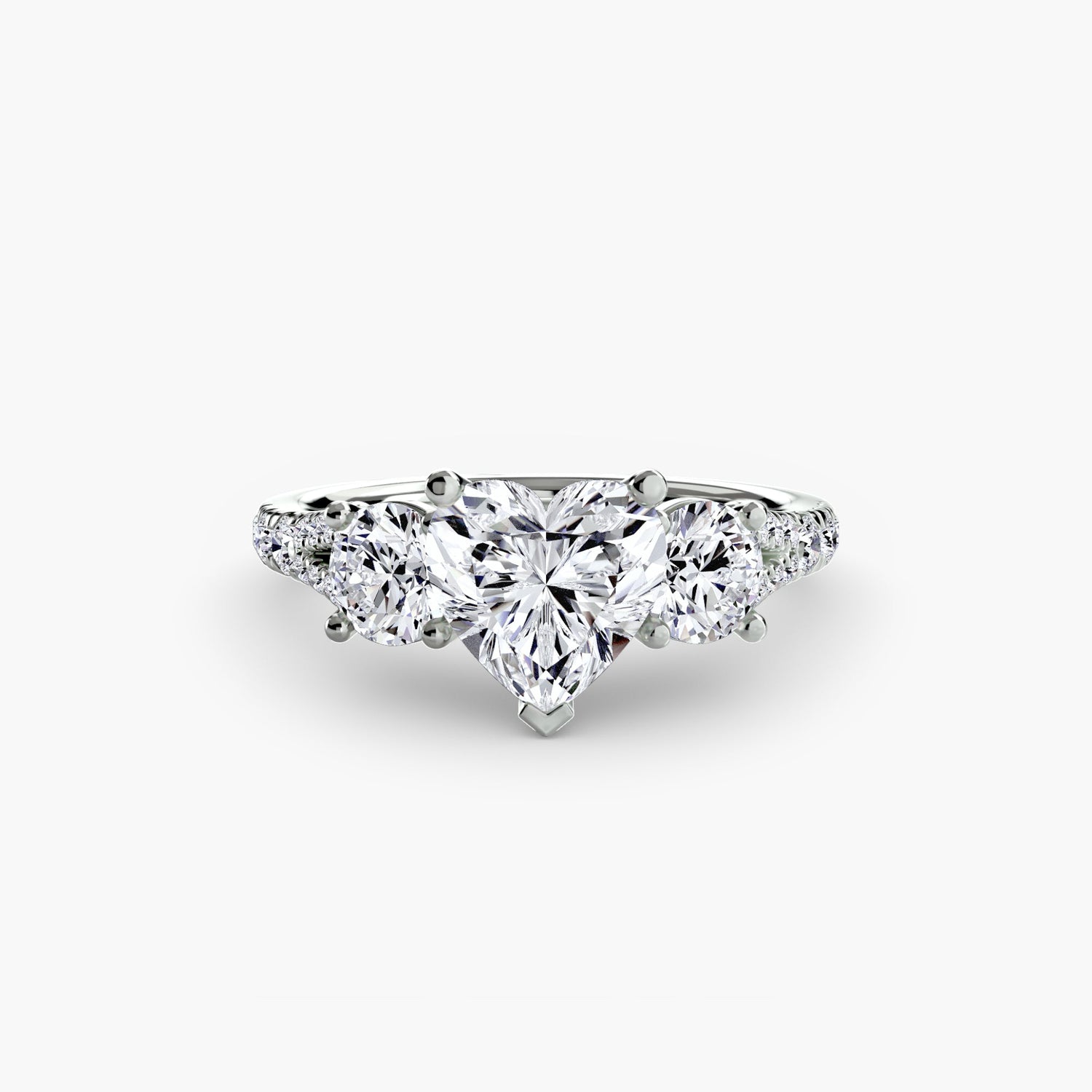 Taille Brillant Diamant Fin bague en Gold – vue détaillée