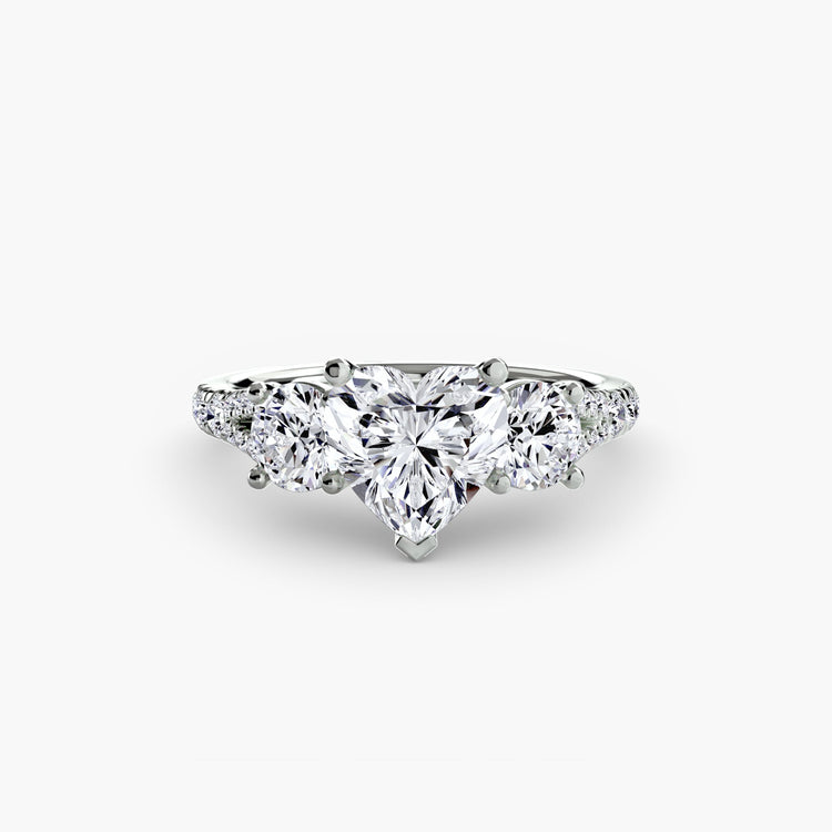 Taille Brillant Diamant Fin bague en Gold – vue détaillée