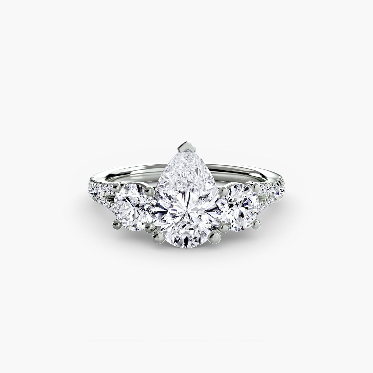 Setting Gold avec Diamant Fin – vue de dessus