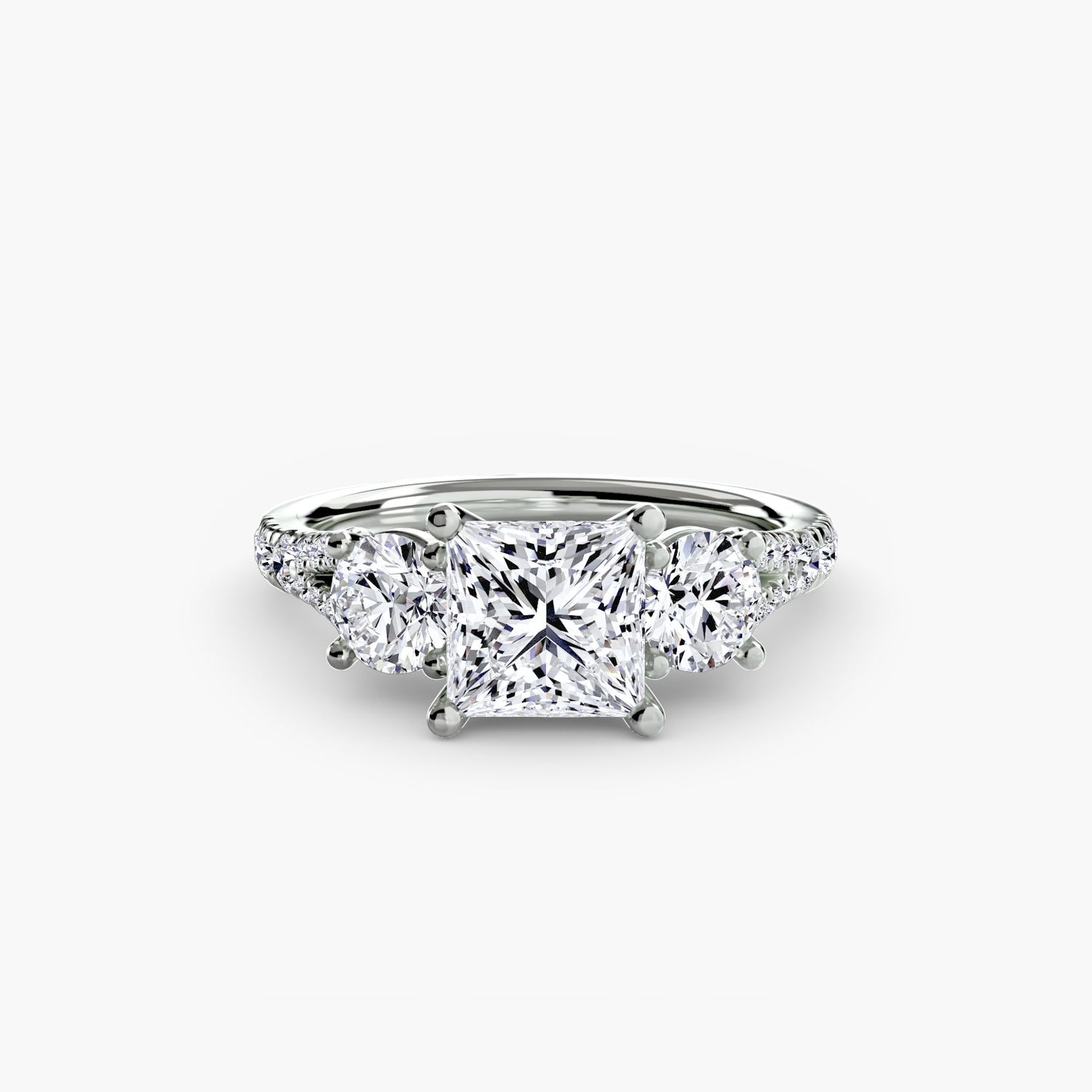De luxe Setting 0,77 carats – vue de côté