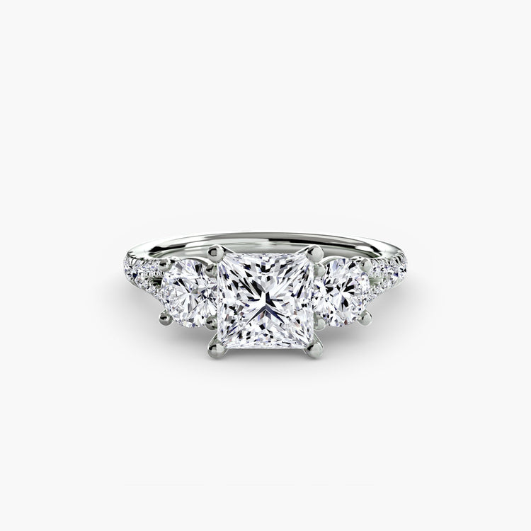 De luxe Setting 0,77 carats – vue de côté