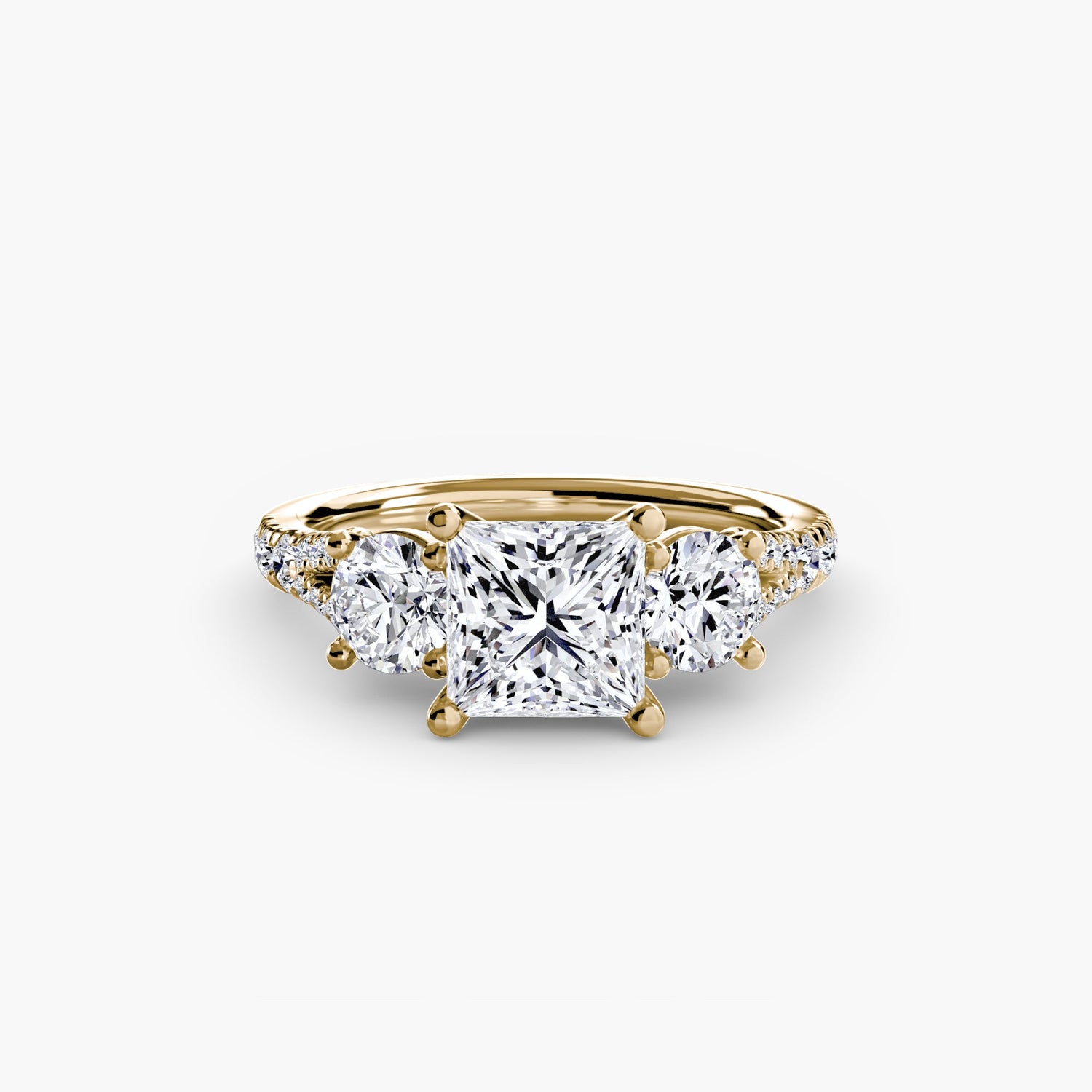 Diamant Fin Setting 0,77-carats Gold – vue de côté