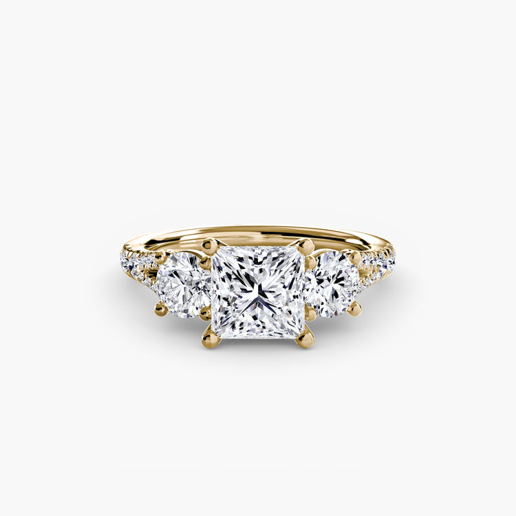 Diamant Fin Setting 0,77-carats Gold – vue de côté