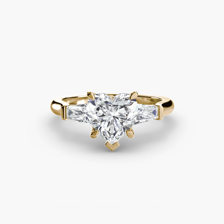 Taille Brillant Diamant Fin bague en Gold – vue arrière