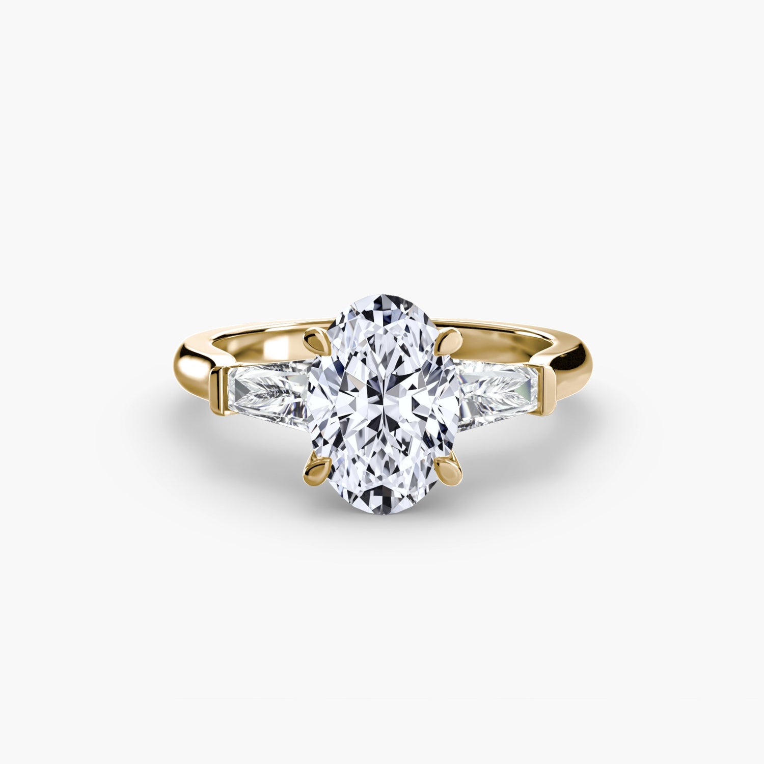 Diamant Fin Setting 0,70 carats Gold – vue d'angle