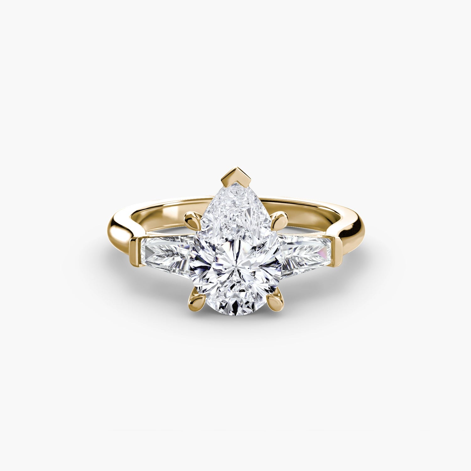 Diamant Fin Setting – vue de profil