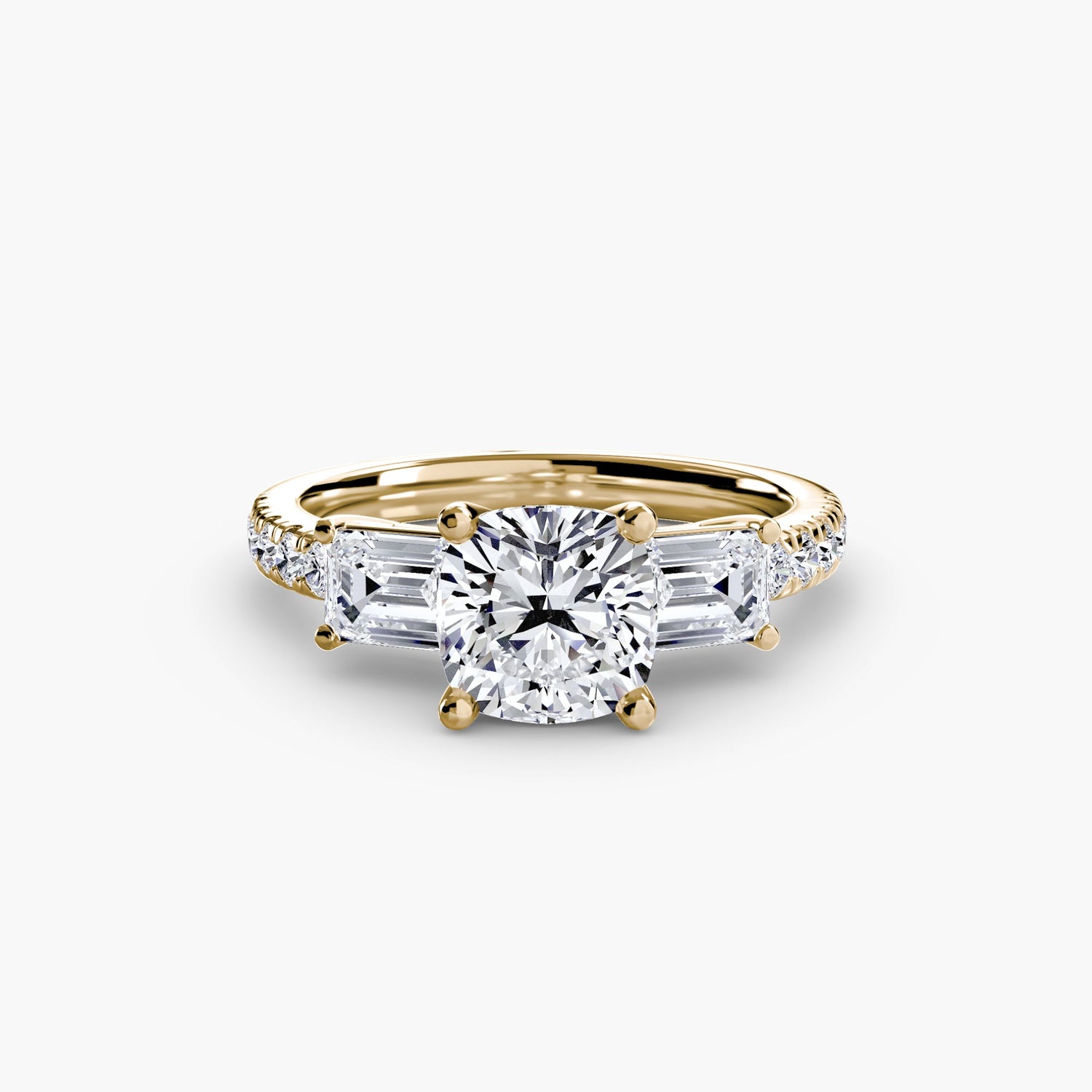 Brillant Setting 0,89 carats – vue de côté