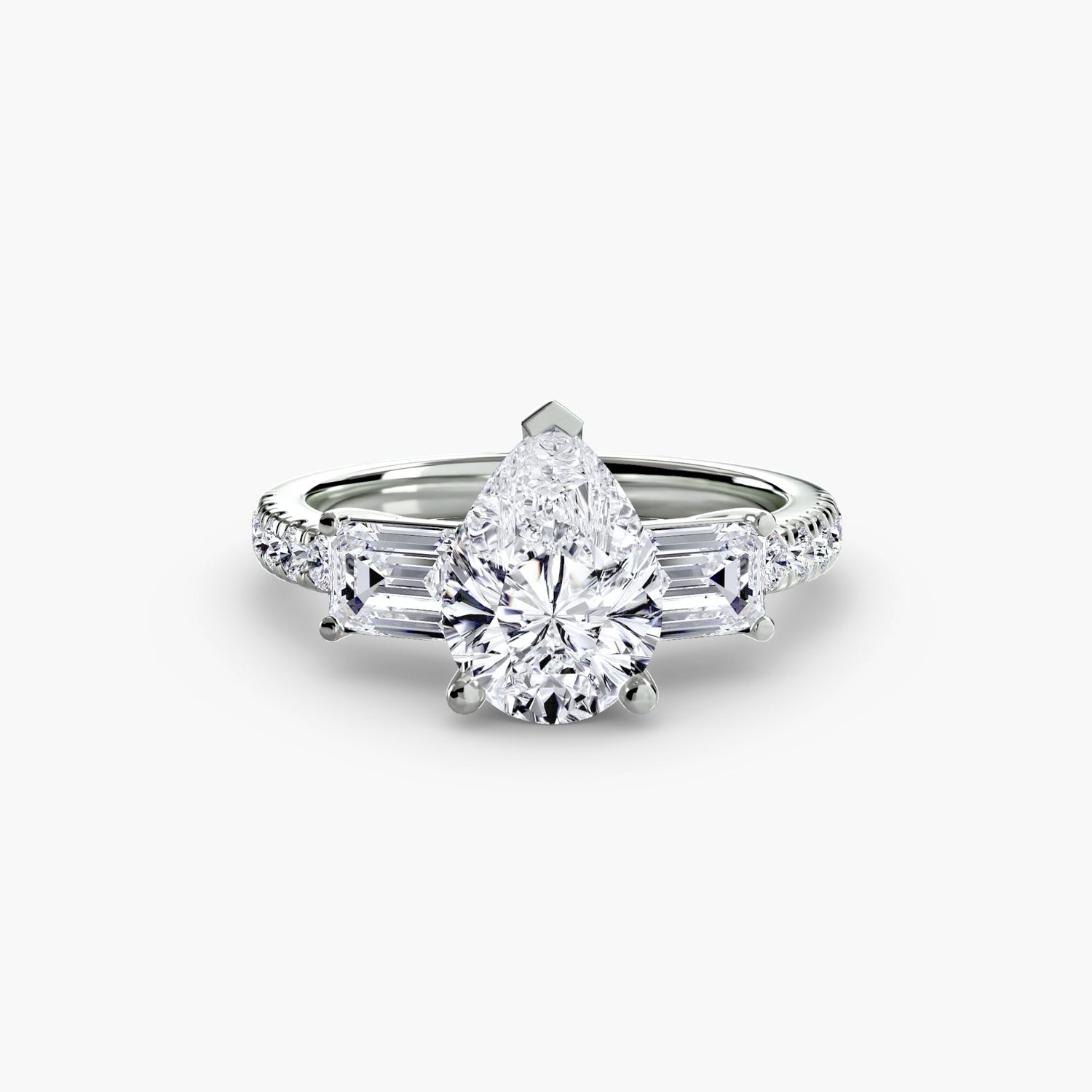 Brillant Setting 0,89-carats Gold – vue de dessus
