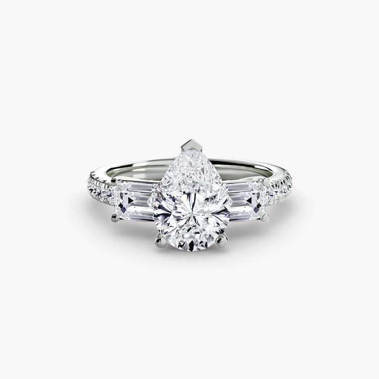 Brillant Setting 0,89-carats Gold – vue de dessus